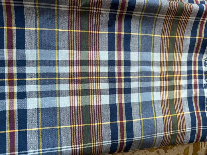 Lap dunne geruite katoen 160x200m, Hobby en Vrije tijd, Stoffen en Lappen, Nieuw, Katoen, 120 cm of meer, 30 tot 200 cm, Overige kleuren