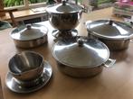 Sola set 3 dekschalen , soepterrine en sauskom, Huis en Inrichting, Keuken | Potten en Pannen, Ophalen, Zo goed als nieuw, Overige materialen