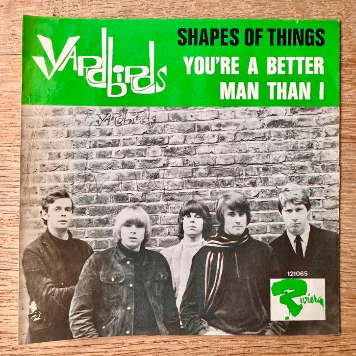 The Yardbirds Shape Of Things 7” vinyl single 1966 Psyche, Cd's en Dvd's, Vinyl Singles, Single, 7 inch, Ophalen of Verzenden