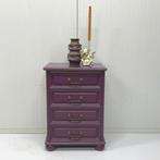 Ladekast halkastje nachtkastje Amethyst Shadow paars brons, Huis en Inrichting, Kasten | Ladekasten, Niet bekend, 50 tot 100 cm