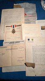 Ned. Indië kavel documenten Indië veteraan wo Marsorders, Ophalen of Verzenden, Landmacht, Azië, Boek of Tijdschrift
