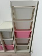 Ikea Trofast opbergkast hoog wit incl. bakken, 5 laden of meer, 25 tot 50 cm, 100 tot 150 cm, Minder dan 50 cm