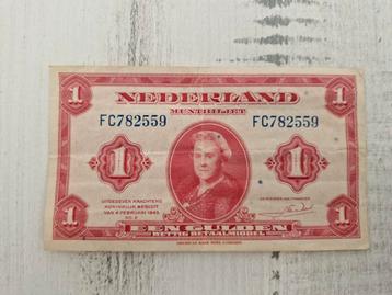 Nederland 1 gulden 1943 beschikbaar voor biedingen