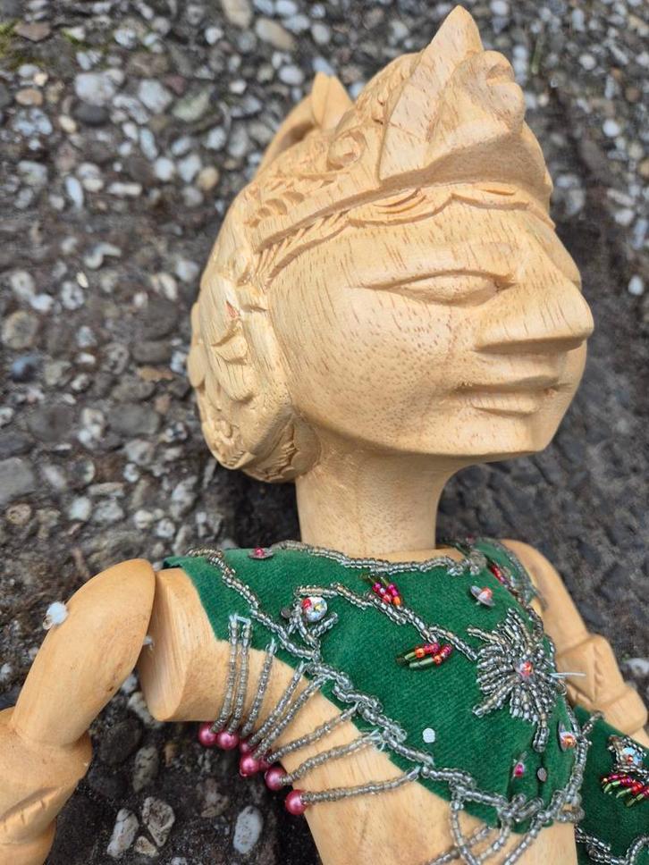 Wajang Pop Arjuna - Nieuw en Gedetailleerd, Antiek en Kunst, Kunst | Beelden en Houtsnijwerken, Ophalen of Verzenden