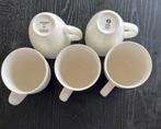 5 ronde mokken / 1 schuin Koko wit creme Iittala ( Arabia ), Huis en Inrichting, Keuken | Servies, Ophalen of Verzenden, Porselein