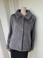 K Design nep bont jas grijs maat XL/42, K-design, Maat 42/44 (L), Ophalen of Verzenden, Zo goed als nieuw