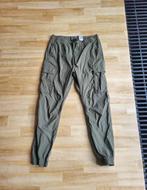 Groene slim fit cargo, H&M maat M, Maat 48/50 (M), Ophalen of Verzenden, Zo goed als nieuw, H&M