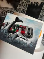 Walvisstaart RET metro ‘clifhanger 40x30cm, Ophalen