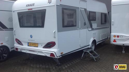 Knaus Sport 460 EU vanuit verhuur, Caravans en Kamperen, Caravans, tot en met 4, Treinzit, Knaus, 2 aparte bedden, Overige typen
