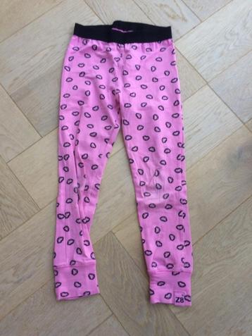 ZGAN legging roze Z8 met kusjes maat 116 beschikbaar voor biedingen