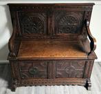 Klepbank antieke houten halsband kloosterbank, Ophalen