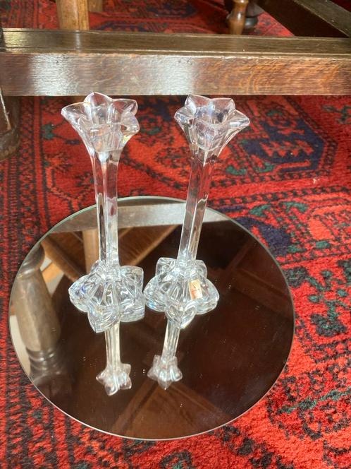 Nachtmann Bleikristal Kandelaars - Set van 2, Antiek en Kunst, Antiek | Kandelaars, Kristal, Ophalen of Verzenden