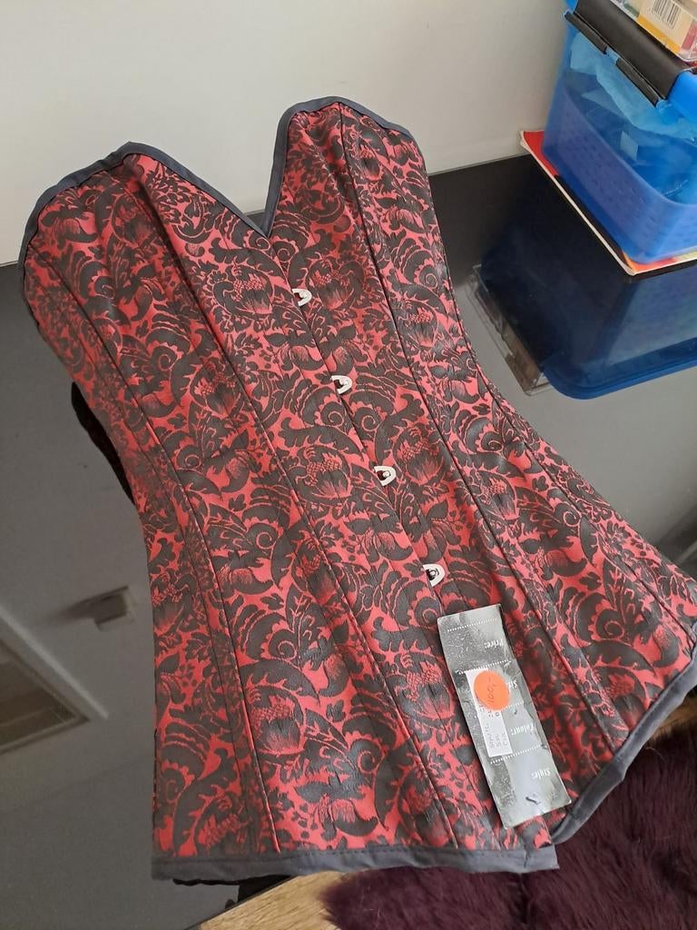 Nieuwe Burleske Corset, Kleding | Dames, Ondergoed en Lingerie, Onbekend, Ophalen of Verzenden, Zwart, Body of Korset