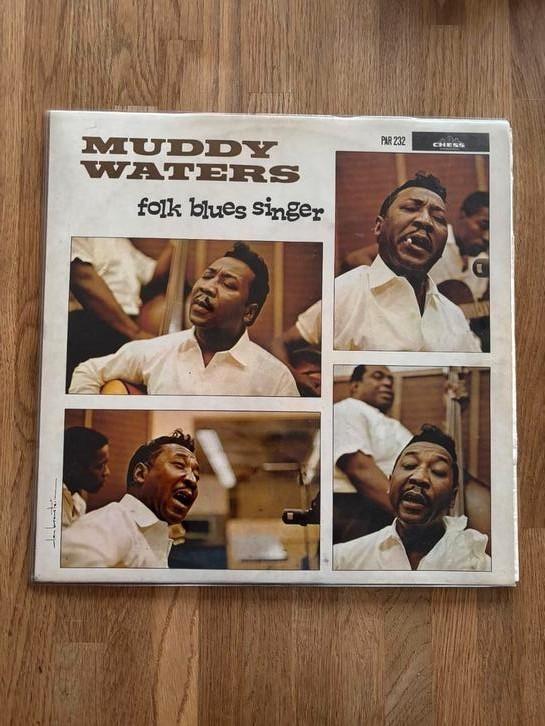 Muddy Waters – Folk Blues Singer Nederlandse Chess persing, Cd's en Dvd's, Vinyl | Jazz en Blues, Zo goed als nieuw, Blues, 1960 tot 1980