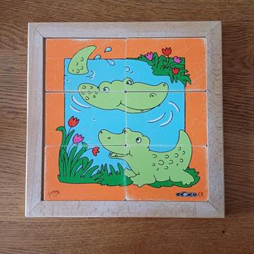 Educo puzzel krokodil met jong beschikbaar voor biedingen