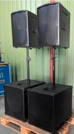 ✅AD systems Eminence PA set passief  18 inch 12 inch, Audio, Tv en Foto, Luidsprekers, Overige merken, Gebruikt, Info@verbuntaudio.nl