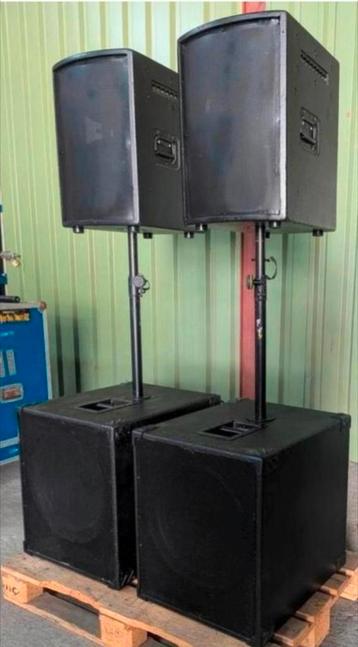 ✅AD systems Eminence PA set passief  18 inch 12 inch beschikbaar voor biedingen