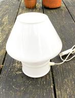 Leuke Vintage Massive Glazen Tafellamp - paddenstoel retro, Ophalen of Verzenden, Vintage retro, Minder dan 50 cm, Glas