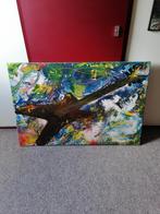 Olieverf schilderij : gitaar, Ophalen