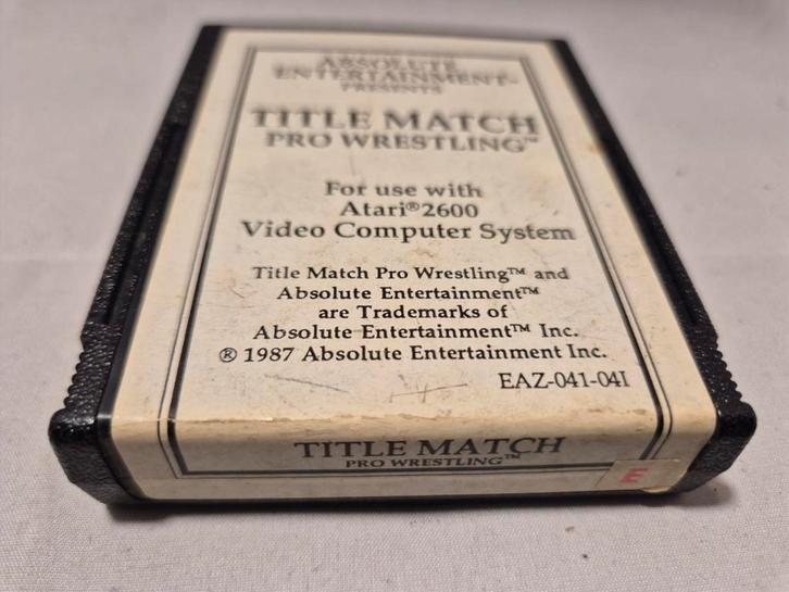 Title Match Pro Wrestling Atari 2600, Spelcomputers en Games, Games | Atari, Zo goed als nieuw, Atari 2600, Avontuur en Actie