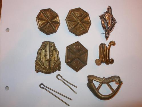 Kaveltje diverse schouderemblemen, Verzamelen, Militaria | Algemeen, Landmacht, Embleem of Badge, Nederland, Ophalen of Verzenden