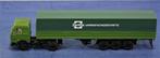 Herpa 1:87 HWE 0210 MB Truck met oplegger ‘ZentRa'., Ophalen of Verzenden, Zo goed als nieuw, Bus of Vrachtwagen, Herpa