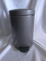 Brabantia Newicon prullenbak pedaalemmer platinum 12 liter, Huis en Inrichting, Woonaccessoires | Prullenbakken, Met pedaal, Ophalen of Verzenden