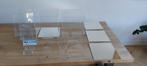 Beursstand materiaal, kubussen, staanders en folder houders, Ophalen