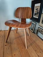 Eames LCW look a like easy chair stoel kopie, Ophalen, Zo goed als nieuw, Fifties vintage Mid century, Eén