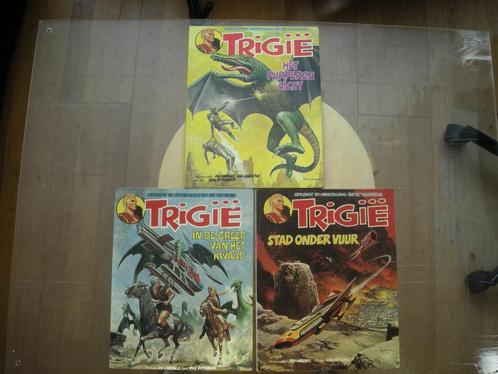 3 albums Trigië  - nrs. 6, 14 en 16 in zeer goede staat, Boeken, Stripboeken, Gelezen, Meerdere stripboeken, Ophalen of Verzenden