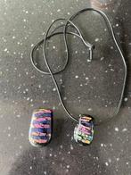 Kleurrijke glazen hanger van glas fusing, Overige kleuren, Nieuw, Ophalen of Verzenden, Overige materialen