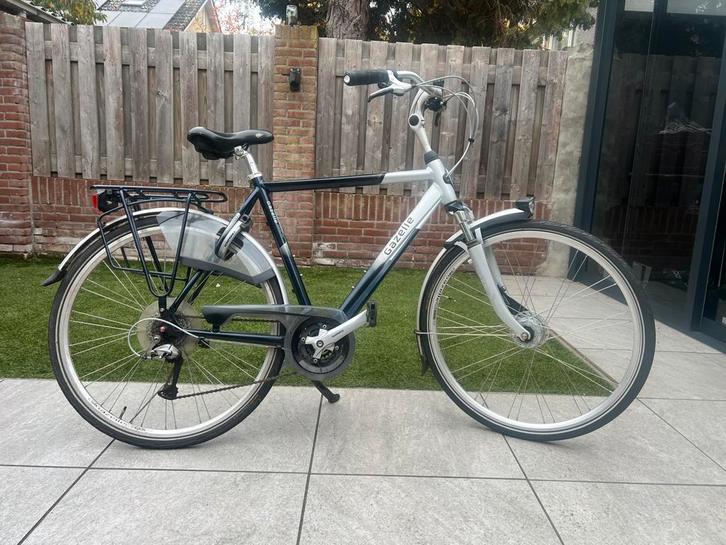 Zgan GAZELLLE ORANGE HERENFIETS, Fietsen en Brommers, Fietsen | Heren | Herenfietsen, Zo goed als nieuw, Overige merken, 57 tot 61 cm