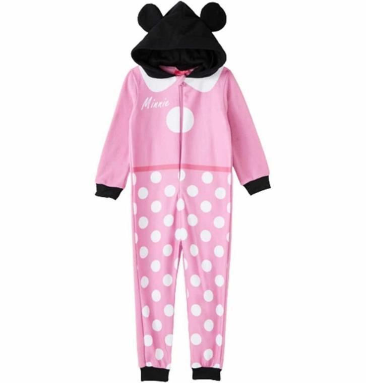 Minnie Mouse Onesie Fleece Disney - Maat 92, Kinderen en Baby's, Kinderkleding | Maat 92, Nieuw, Meisje, Nacht- of Onderkleding