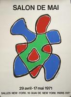 Man Ray grote poster "Salon de Mai", 1971, Huis en Inrichting, Woonaccessoires | Schilderijen, Tekeningen en Foto's, Ophalen, Minder dan 50 cm