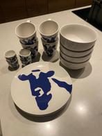 Friesland Campina koeien servies, Ophalen of Verzenden, Zo goed als nieuw, Overige stijlen, Aardewerk