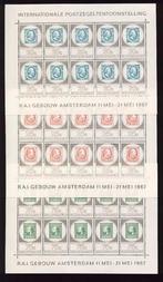 Nederland NVPH nr V886/888 postfris Amphilex 1967, Postzegels en Munten, Postzegels | Nederland, Na 1940, Ophalen of Verzenden
