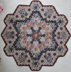 Handgemaakt Patchwork Kleed, Huis en Inrichting, Ophalen of Verzenden, Zo goed als nieuw, Overige vormen, Zwart