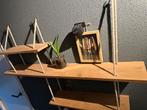 Wandplank met touw, eikenhout., Ophalen, Zo goed als nieuw