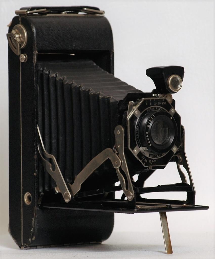 Kodak Junior 616, groot formaat folding camera, Ophalen of Verzenden, Voor 1940, Fototoestel