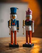 Houten poppen donald duck en katrien, Ophalen of Verzenden, Zo goed als nieuw, Materiaal