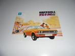 brochure Vauxhall VX 4/90 modellen 1971, Ophalen of Verzenden, Nieuw, Overige merken