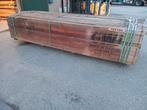 Okan hardhouten palen, tuinpalen, schuttingpalen 7x7x350/400, Ophalen, Palen, Nieuw, Hardhout