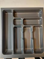 Grijze bestekbak 46x31 cm - Lade organizer, Ophalen of Verzenden, Zo goed als nieuw, Grijs