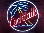 FIFTIES SIXTIES NEONVERLICHTING COCKTAILS MET PALMBOOM, Verzamelen, Automaten | Overige, FIFTIES SIXTIES RETRO, Zo goed als nieuw