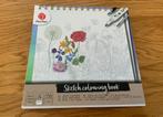 DecoTime Schetskleurboek, 24 pagina's op dik papier, Verzenden, Nieuw, Papier, Schets- of Tekenboek