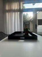 LOFT42 Metalen Dienblad 60x60 - Zwart XL, Ophalen, Gebruikt, Vierkant, Metaal