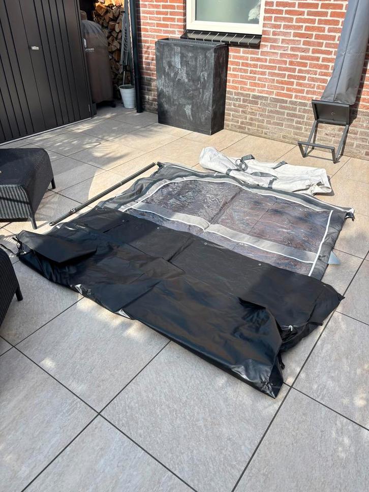 Issabella buddy 3.70 z.g.a.n.  voortent front, Caravans en Kamperen, Caravan accessoires, Zo goed als nieuw, Ophalen of Verzenden