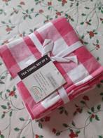 3 nieuwe theedoeken, Ophalen, Zo goed als nieuw, Wit