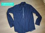 Blauwe overhemd met zuurstokken m 39/40 party edition made b, Ophalen of Verzenden, Zo goed als nieuw, Blauw, Halswijdte 39/40 (M)