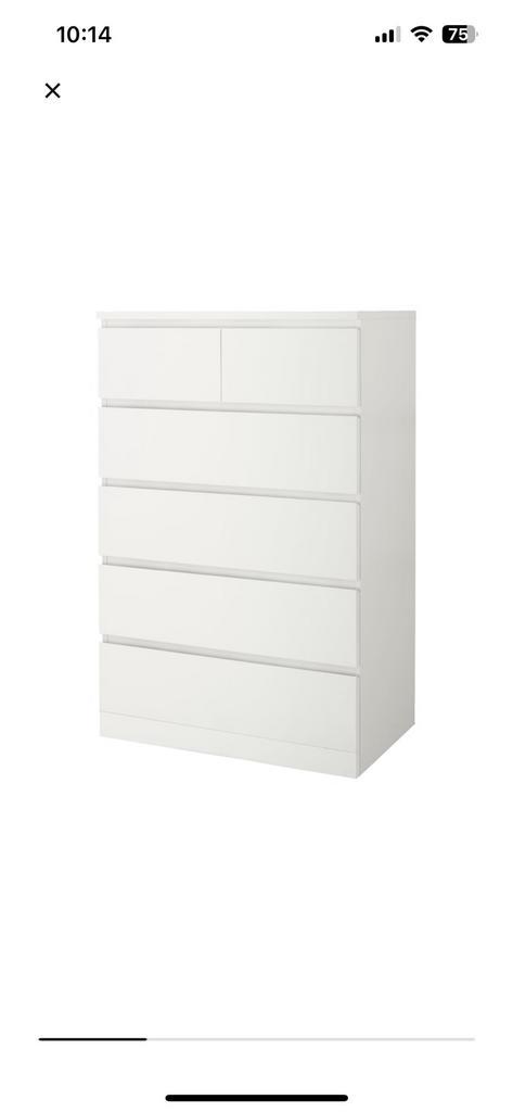 Malm kast Ikea, Huis en Inrichting, Kasten | Kledingkasten, Zo goed als nieuw, Minder dan 100 cm, 50 tot 100 cm, 25 tot 50 cm